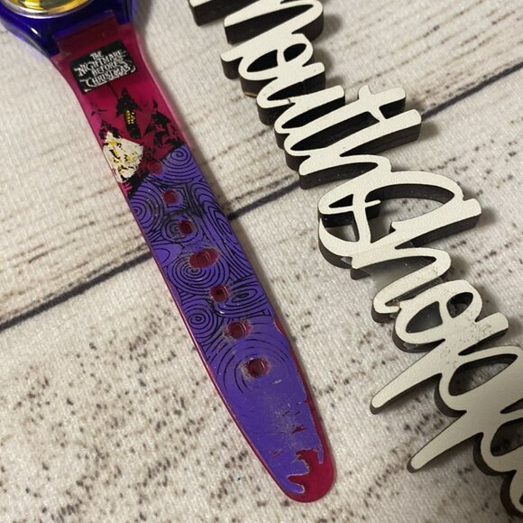 Vintage The Nightmare Before Christmas Jack Skellington Burger King Watch - Picture 4 of 6